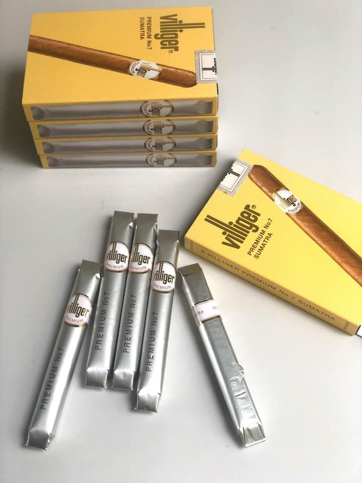 Cigar Villiger Premium No.7 Sumatra - 1 Gói 5 Điếu