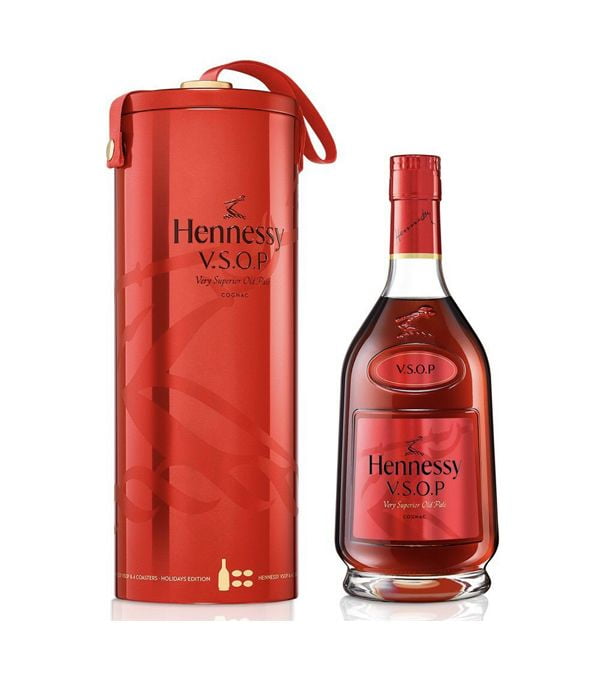 Rượu Hennessy VSOP & 4 Coasters Holiday Edition 2023