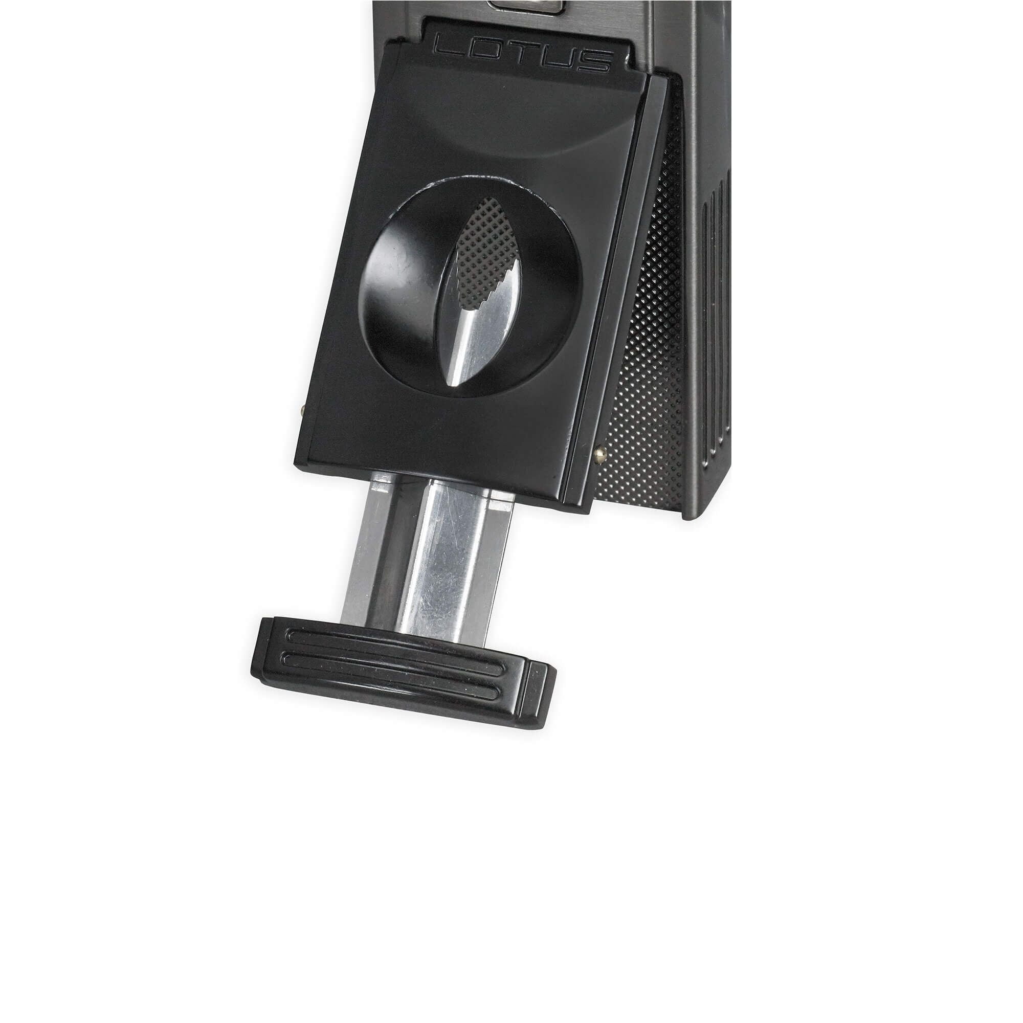 Bật Lửa Xì Gà 3 Tia Kèm Dao Cắt Lotus L7000 Black