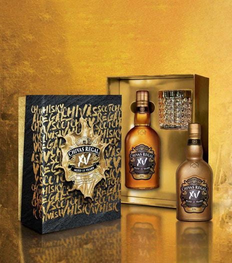 Rượu Whisky Chivas Regal 15YO Gold 70CL - Hộp Quà