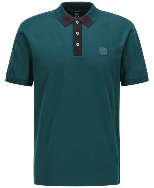 Áo Polo Nam BOSS Men's Cotton-Jacquard Polo Shirt