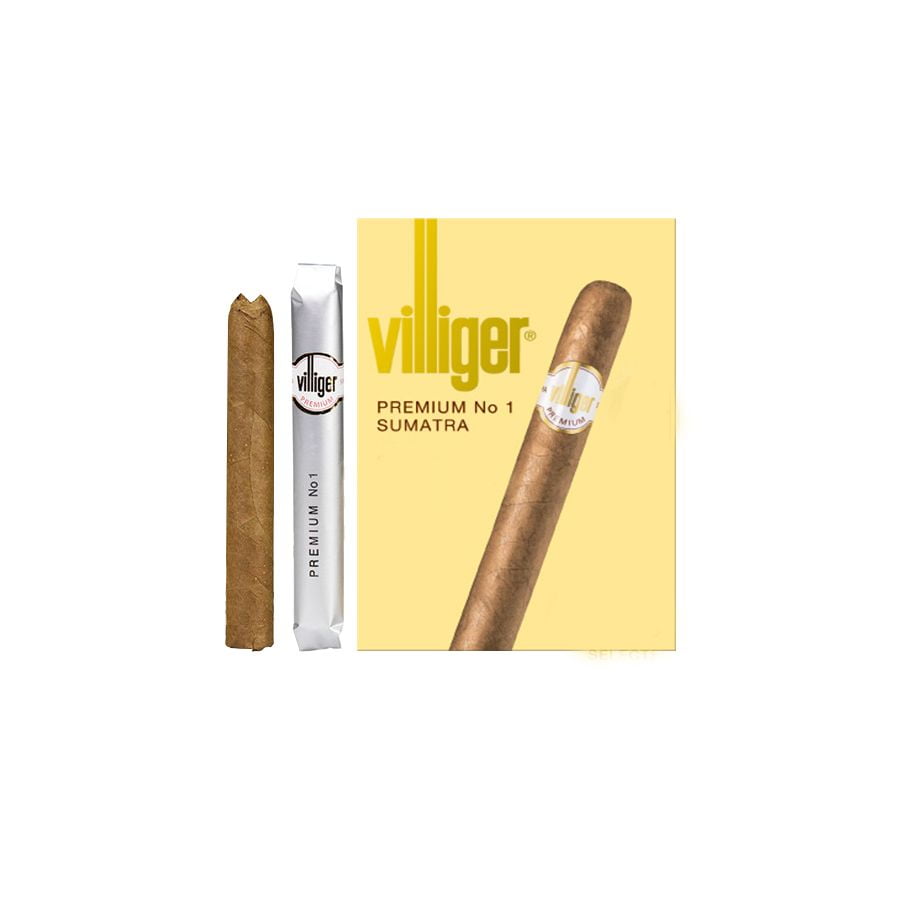 Cigar Villiger Premium No.1 Sumatra - 1 Gói 5 Điếu