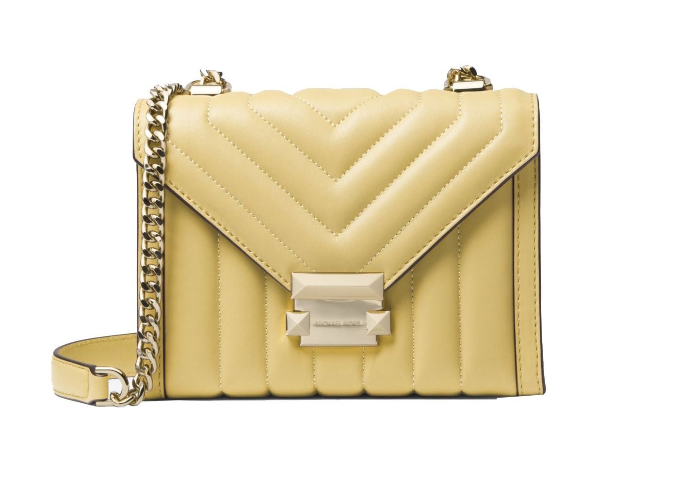 Túi Xách Nữ Michael Kors Whitney Small Quilted Leather Convertible Shoulder Bag Buttercup