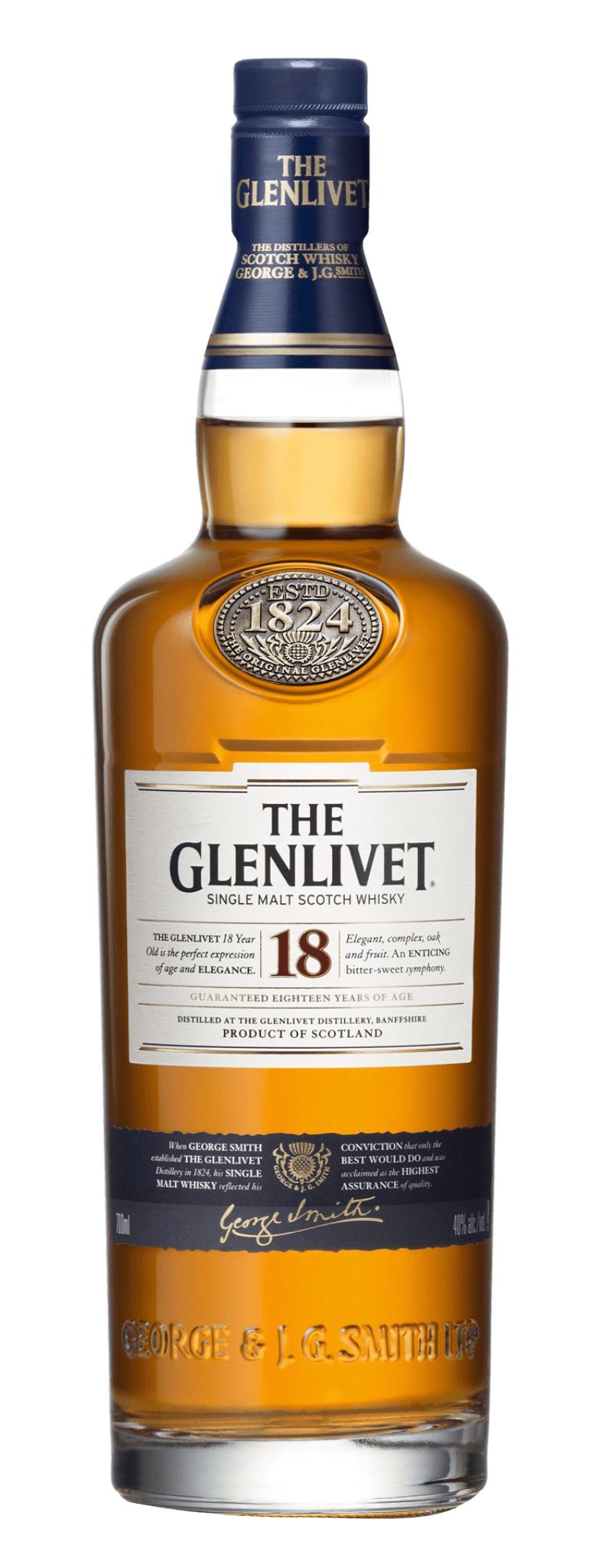 Rượu Whisky Glenlivet 18YO 70CL