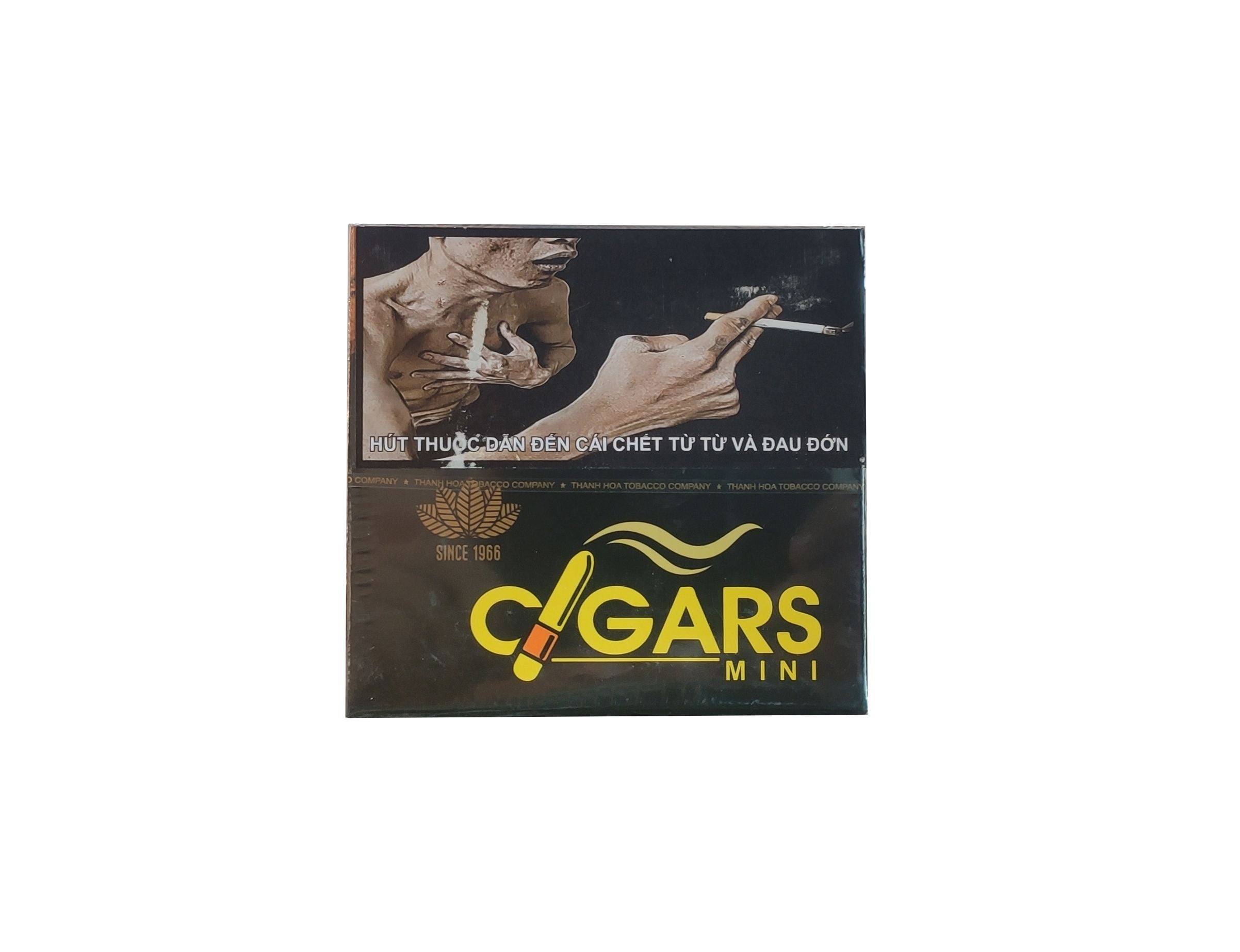 Cigar Lotus Mini No2 (Hộp sắt 10 điếu đen)