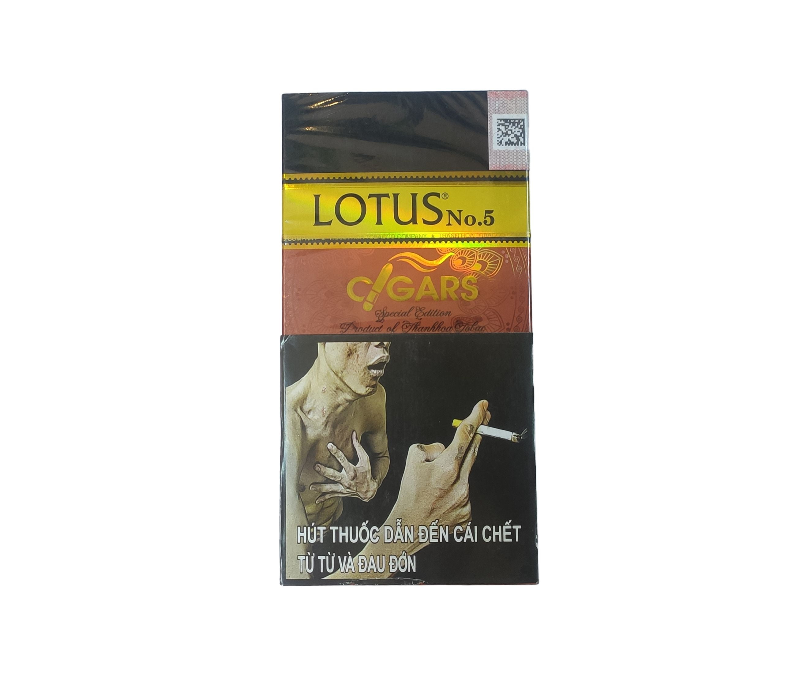 Cigar Lotus No5 5x42 (Bao giấy 3 điếu)