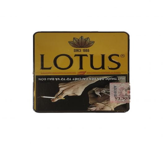 Cigar Lotus Mini No2 (Hộp sắt 10 điếu vàng)