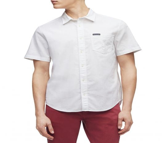 Áo Sơ Mi Nam Calvin Klein Jeans Men's Omega Shirt Brilliant White