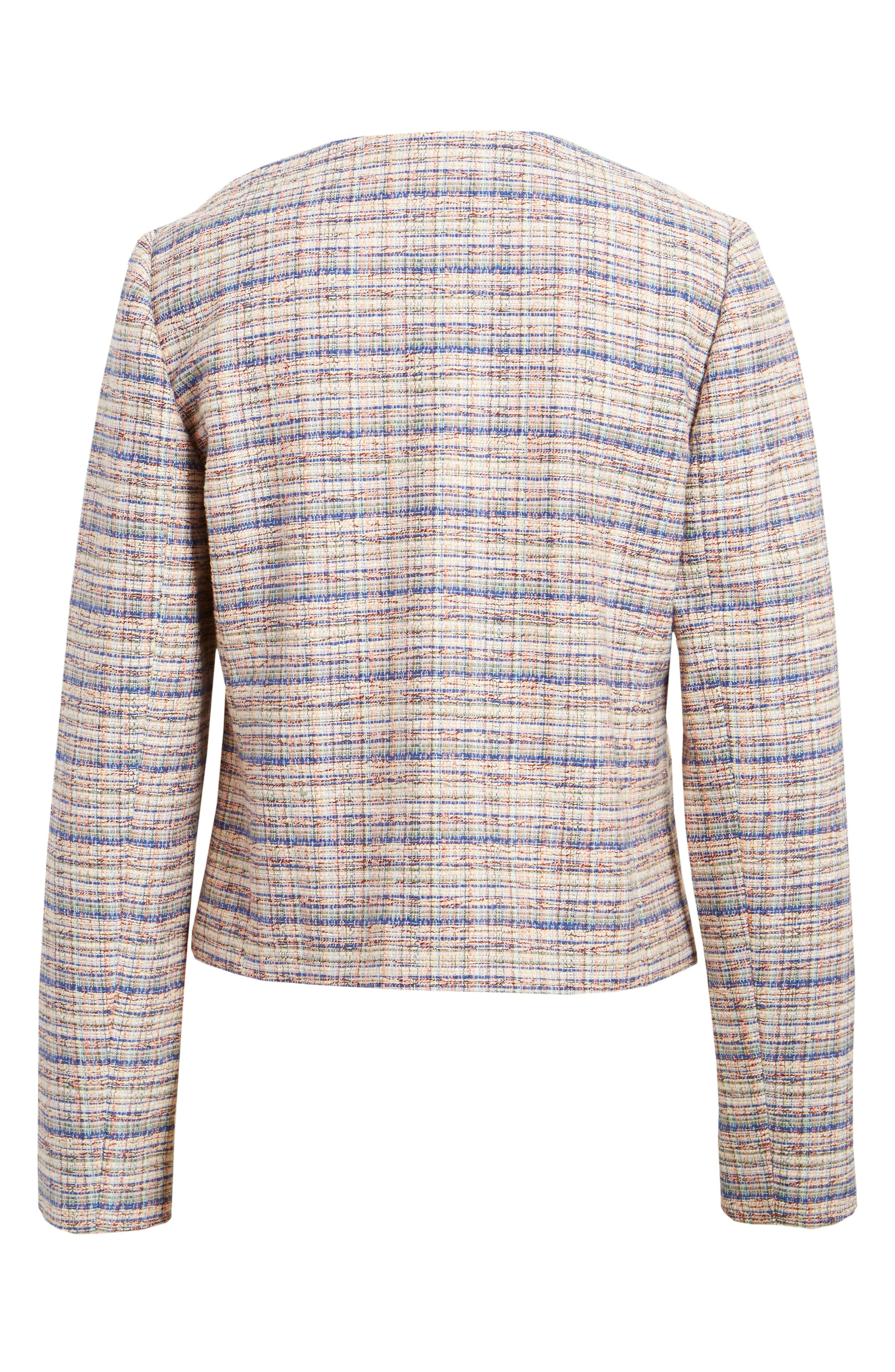 Áo Khoác Nữ Halogen Tweed Jacket Ivory Multi Tweed