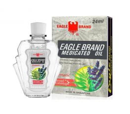 Dầu Gió Trắng Con Ó Mỹ Eagle Brand Medicated Oil - 24ml