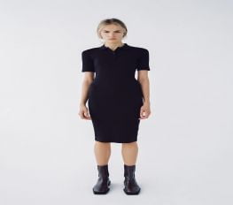Đầm Nữ Zara Polo Neck Dress Black