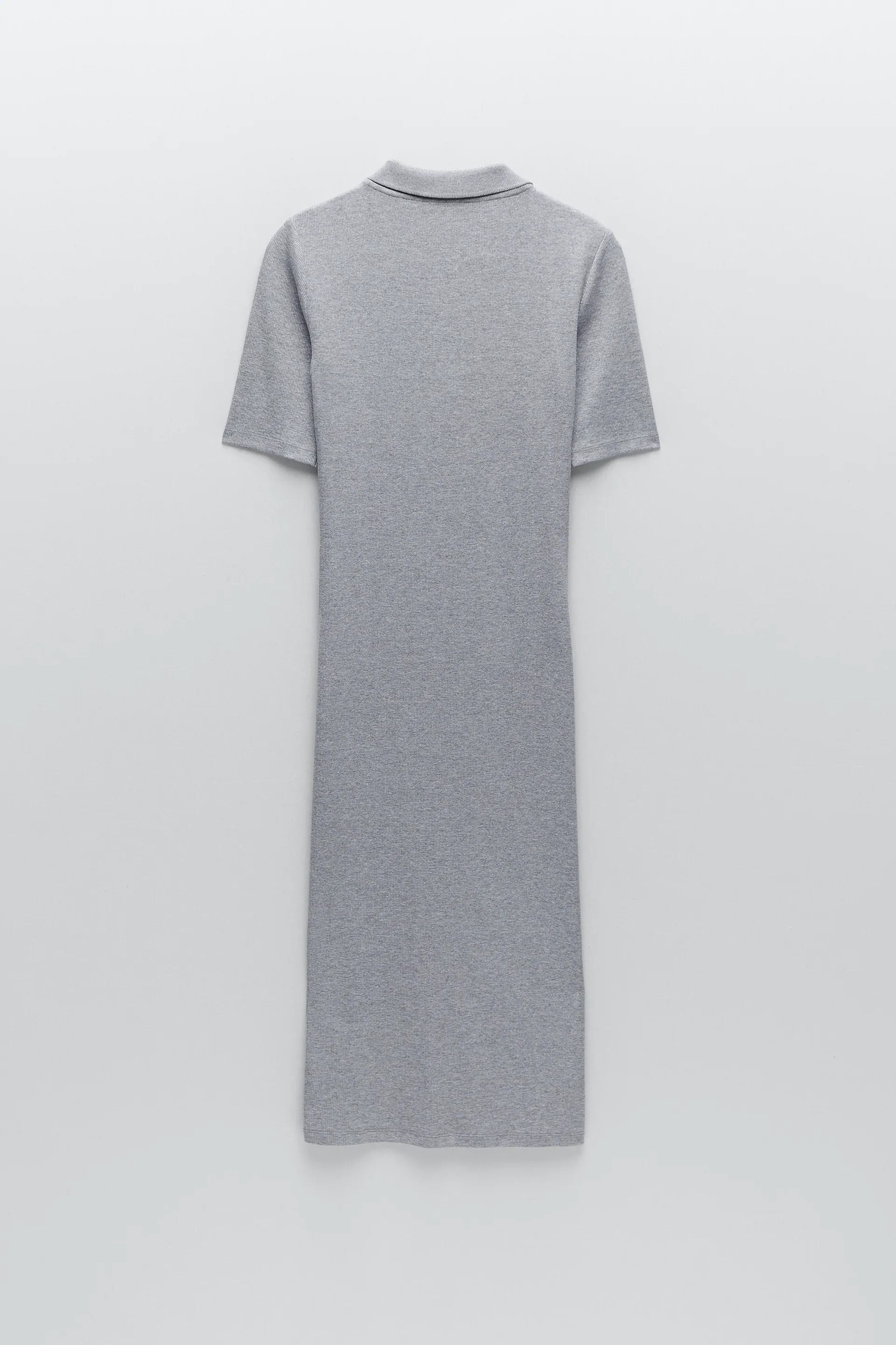Đầm Nữ Zara Polo Neck Dress Gray Marl