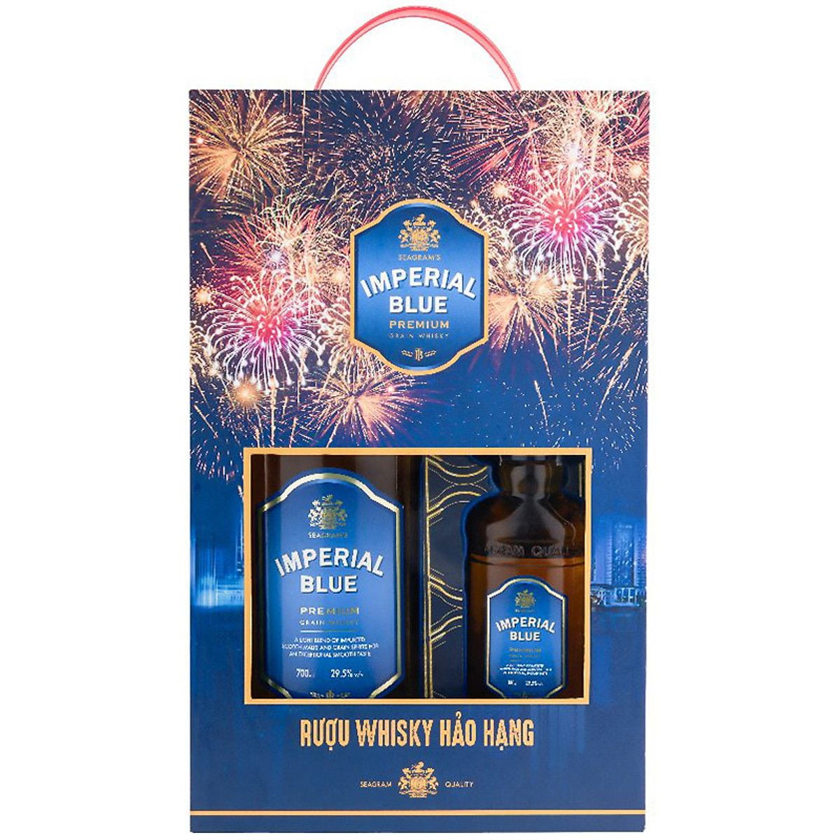 Rượu Whisky Imperial Blue 70CL/18CL - Hộp Quà Phụ Tử 2021