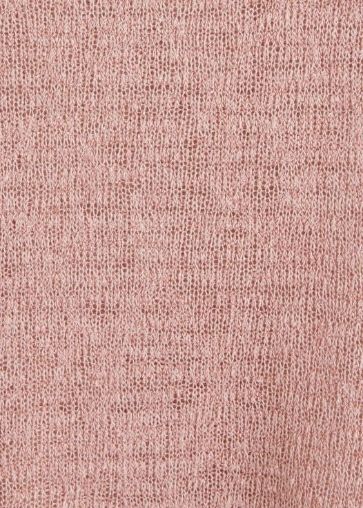Áo Nỉ Nữ Mango Open Knit Top Pink