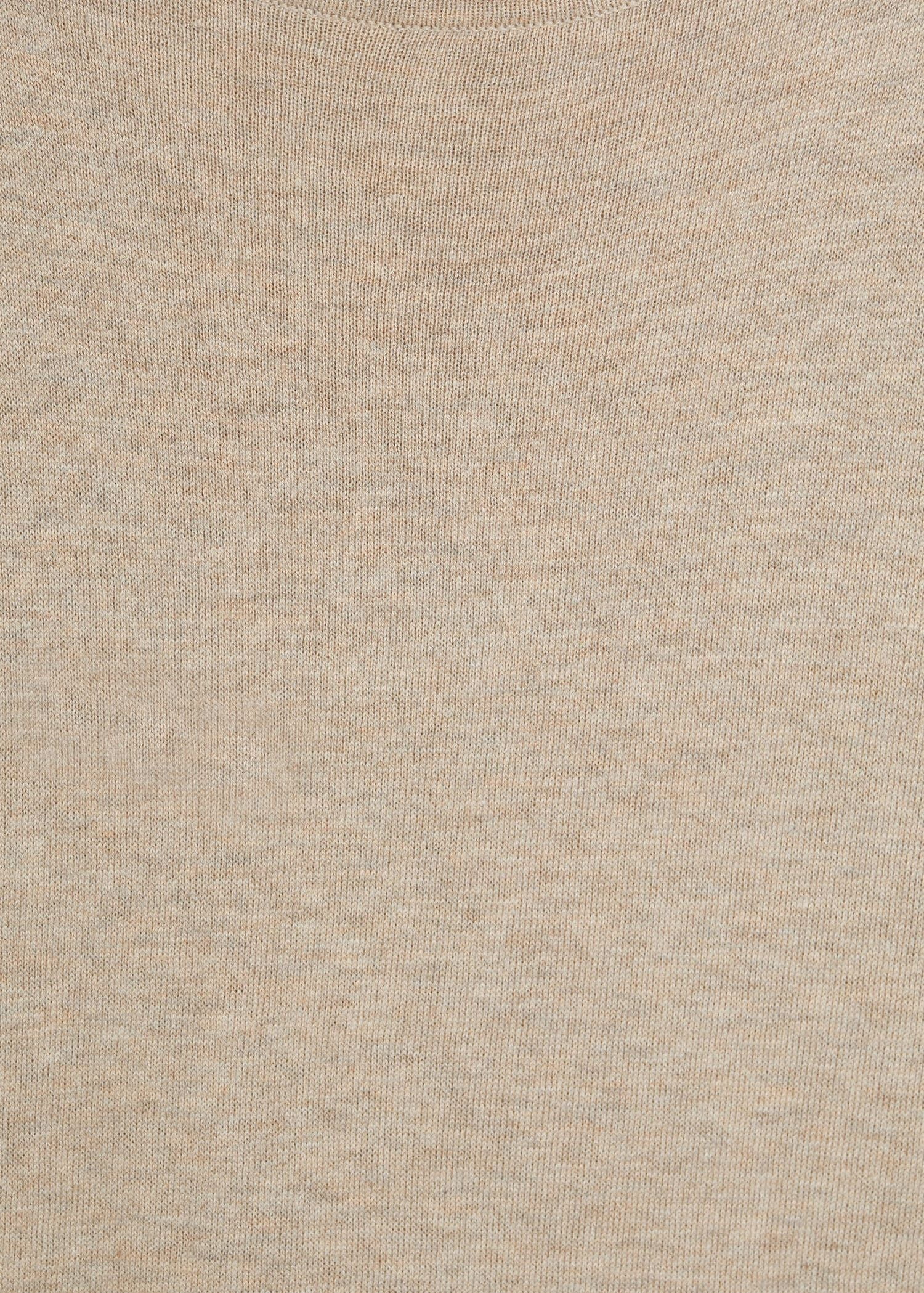 Áo Nỉ Nữ Mango Knit Cotton Sweater Light - Pastel Grey