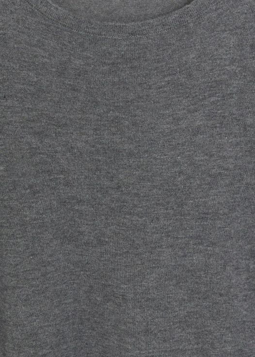 Áo Nỉ Nữ Mango Knit Cotton Sweater Dark Grey