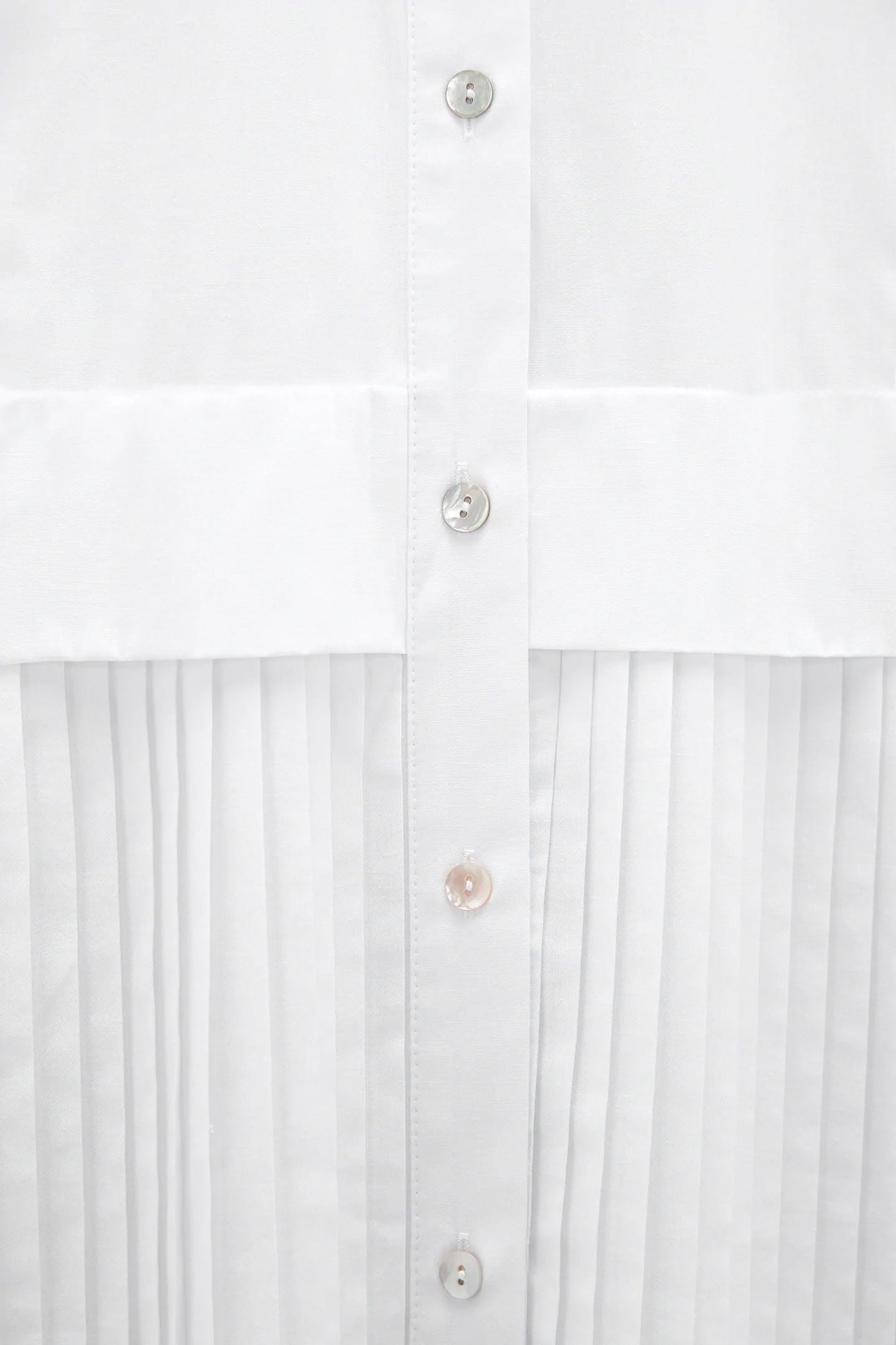 Đầm Nữ Zara Poplin Shirt Dress Oyster White