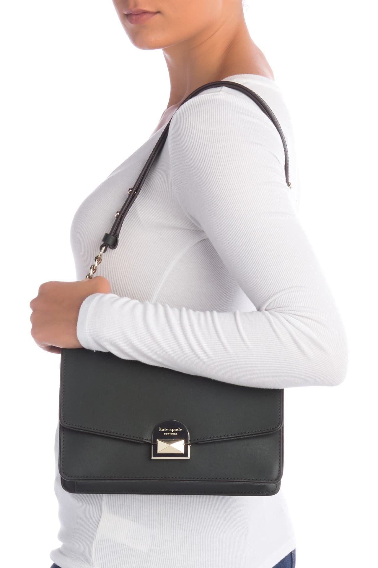 Túi Xách Nữ Kate Spade New York - Rima Leather Shoulder Bag - Spruce