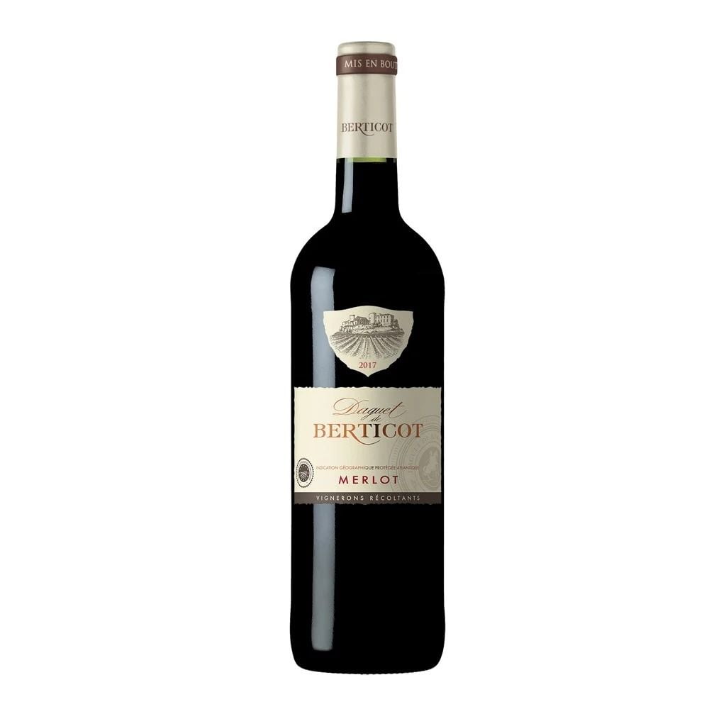 Rượu Vang Daguet De Berticot Merlot 75Cl