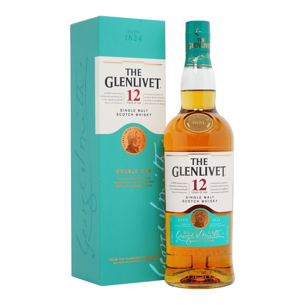 Rượu Whisky Glenlivet Double Oak 12Yo 70Cl 