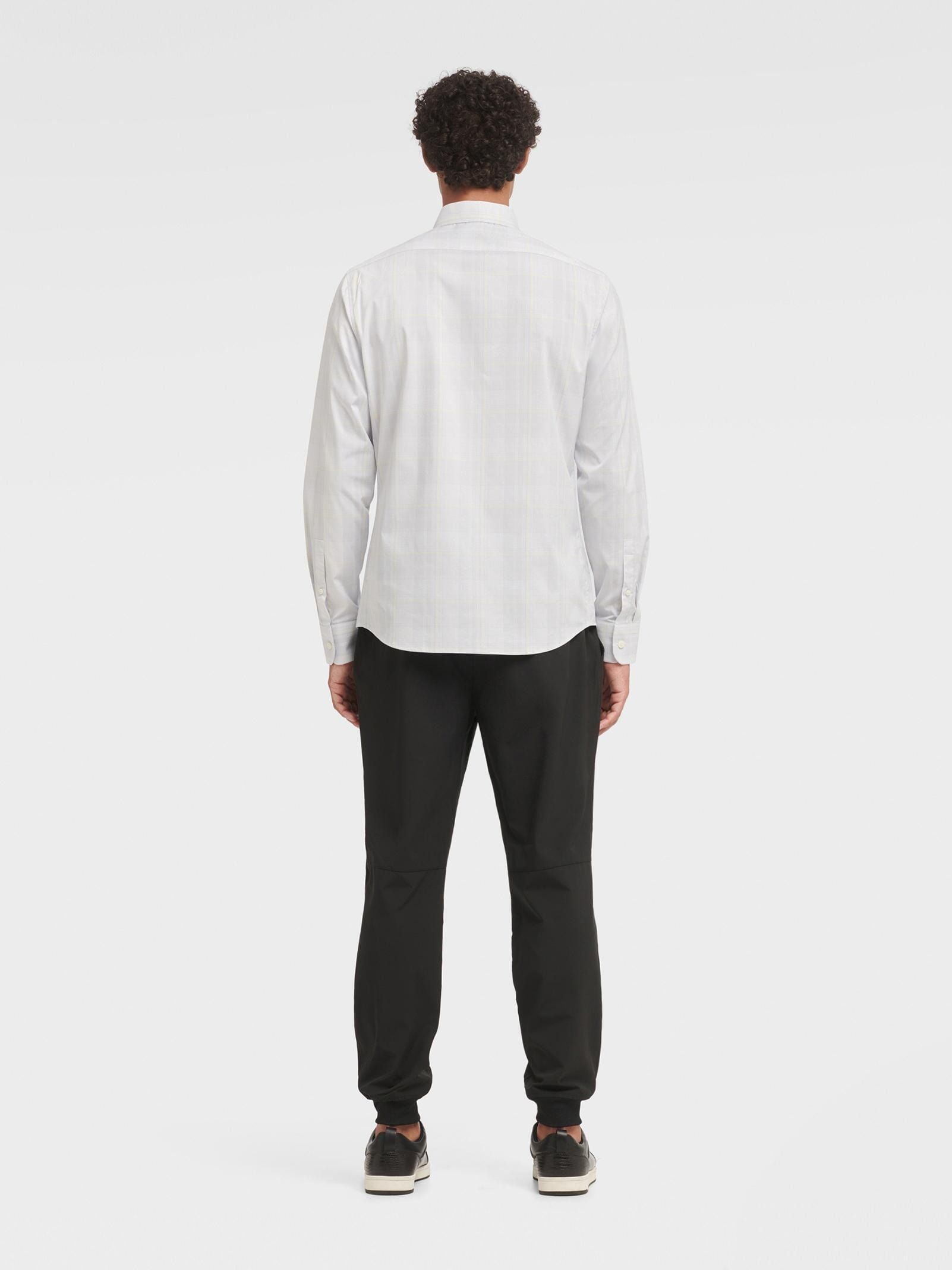 Áo Sơ Mi Nam DKNY Plaid Long Sleeve French Placket Shirt High Rise