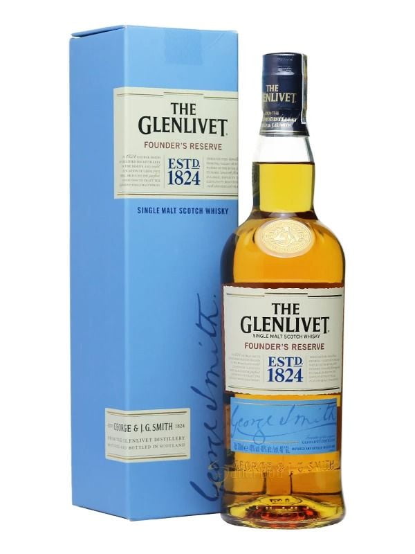 Rượu Whisky Glenlivet 1824 Founders Reserve 70Cl