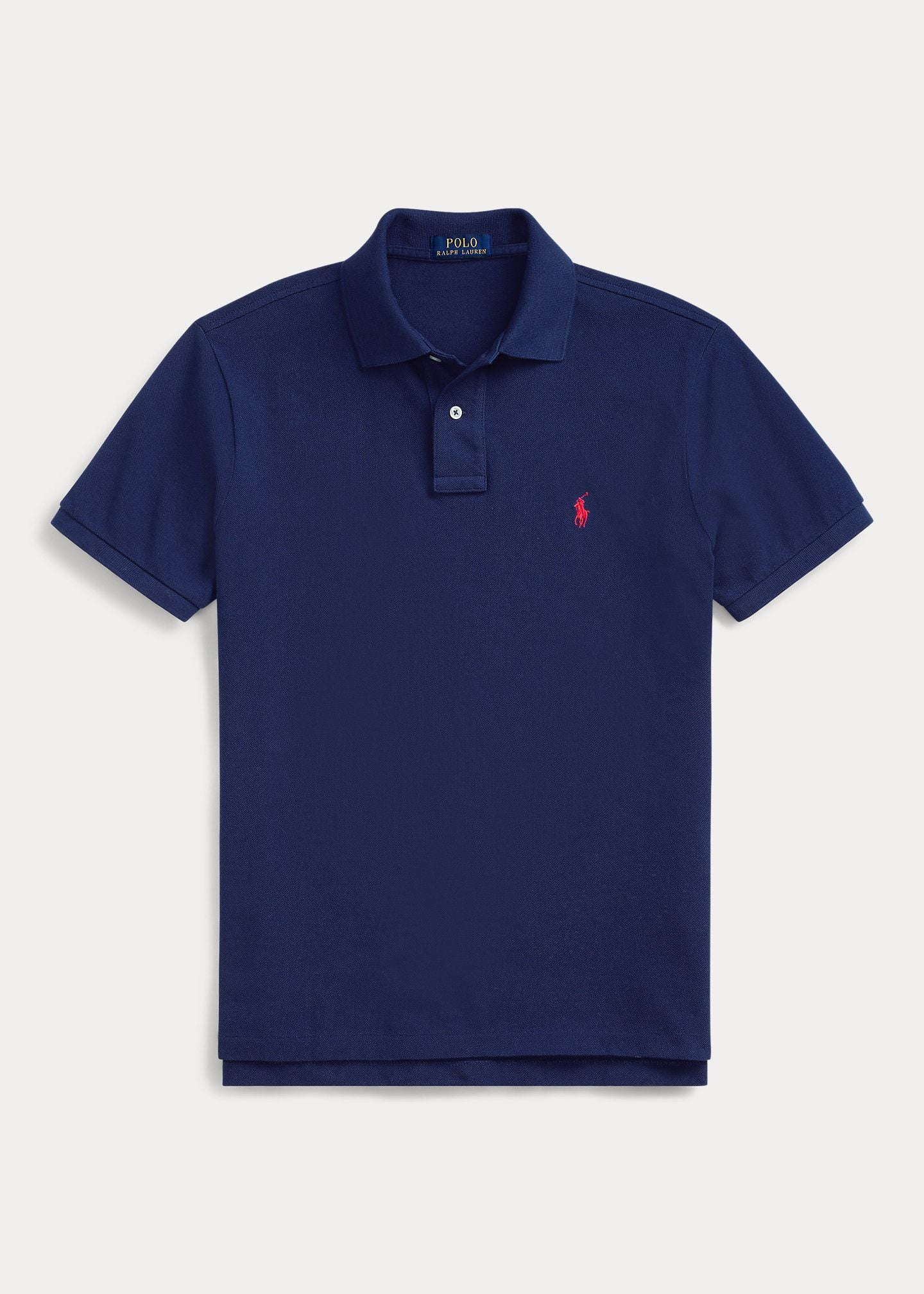 Áo Polo Nam Ralph Lautren The Iconic Mesh Polo Shirt - All Fits Newport Navy Red