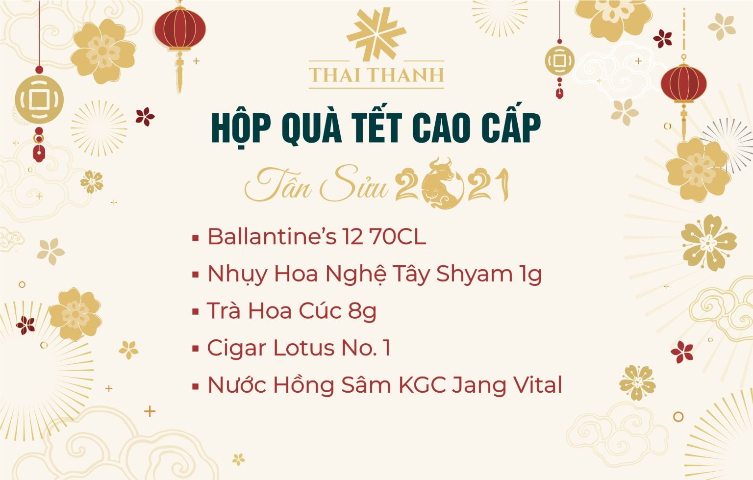 Set Quà Tết Ballantine's 12 Sổ 33