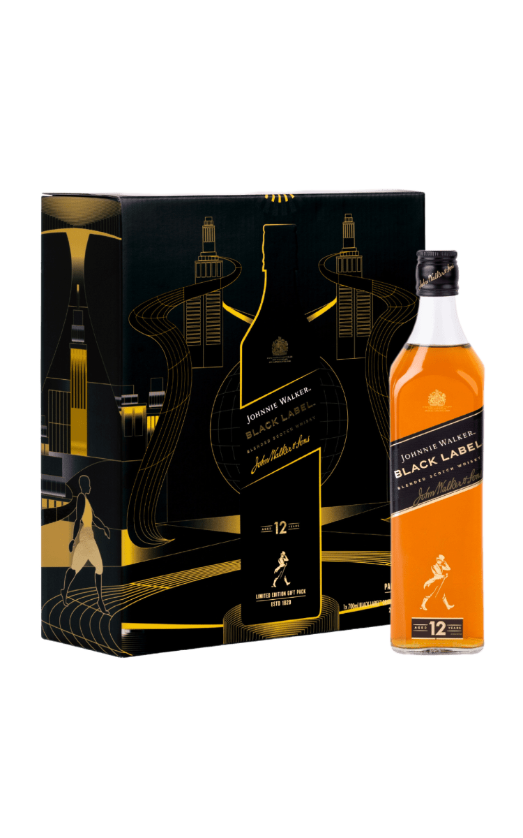 RƯỢU JOHNNIE WALKER BLACK LABEL 12YO 750ML - HỘP QUÀ 2025