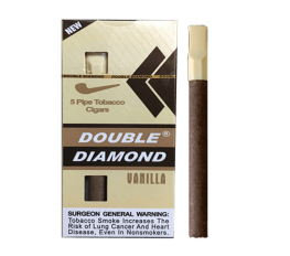 CIGAR DOUBLE DIAMOND VANILLA - 1 GÓI 5 ĐIẾU