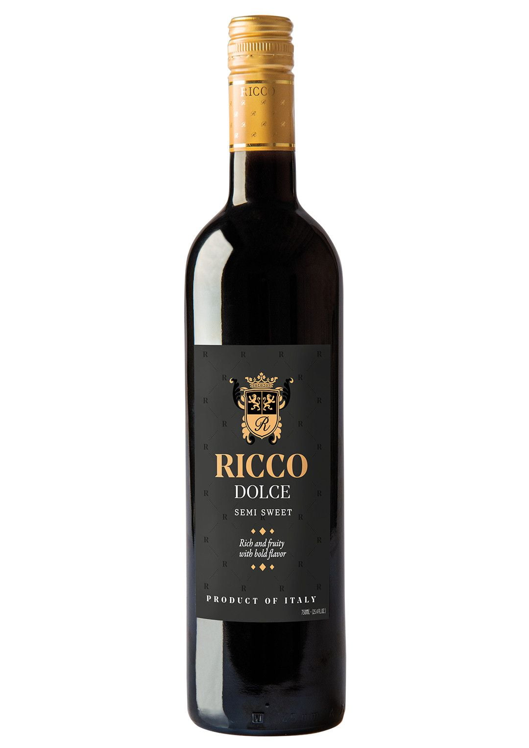 RƯỢU VANG ĐỎ NGỌT RICCO DOLCE SEMI SWEET 750ML 